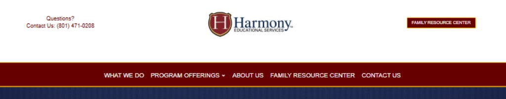 Marketing site header with What We Do navigation
